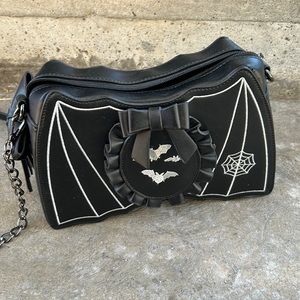 Bat Purse vegan leather